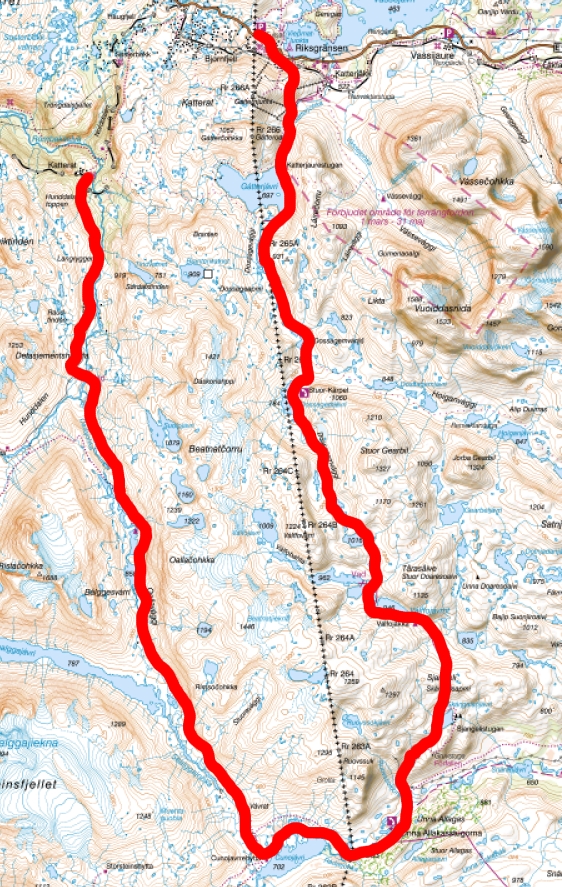 SOOPAn syysvaellus: Riksgränsen – Unna Allakas – Katterat – Abisko –  Tuulten tuntemaa